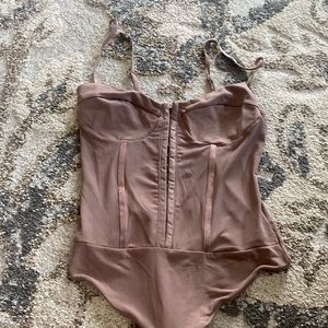 free people corset bodysuit